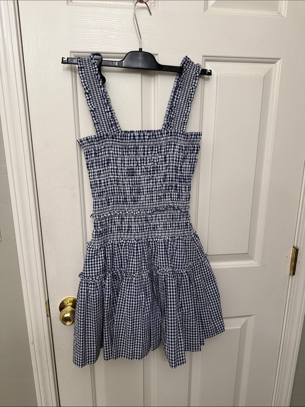 Hill House Blue Gingham Smocked Sundress